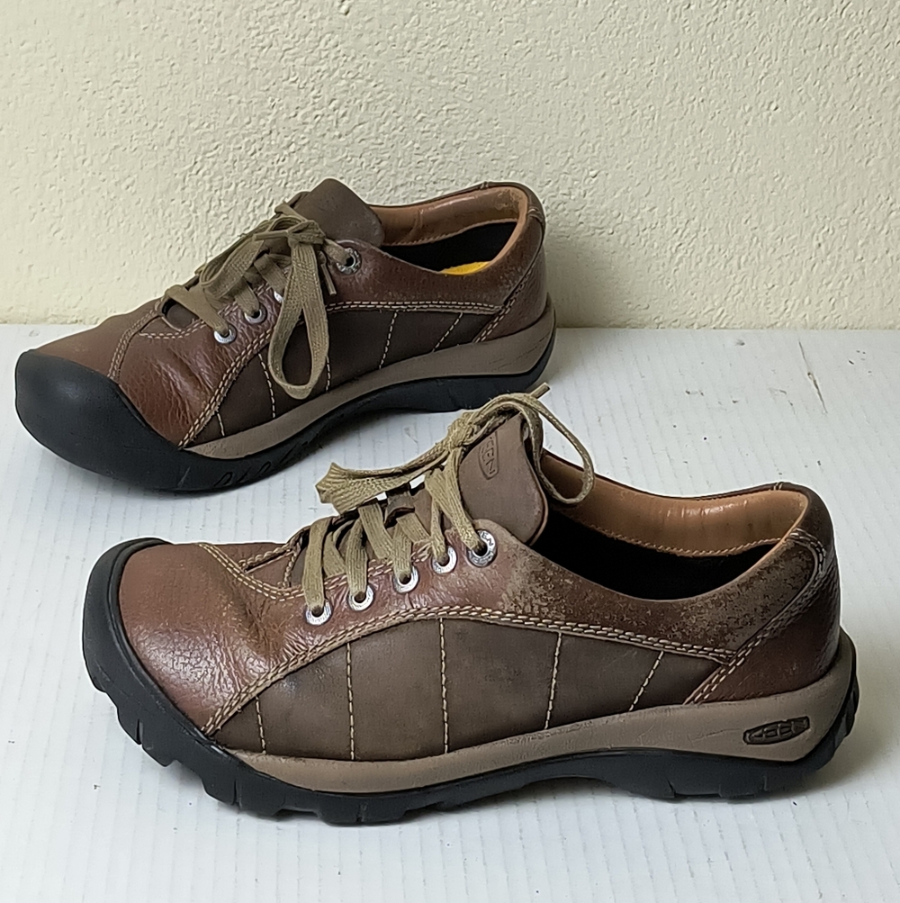 Keen Presidio Cascade/Shitake Lace Up Classic Oxford Size 8 Shoes Hiking Arch Su